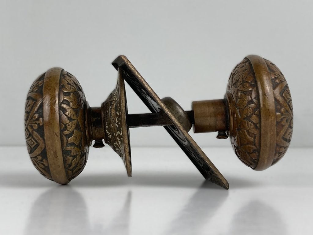 19th Century Ornamental Bronze Door Knob - 2