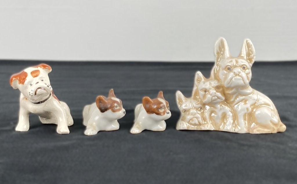 Japanese Porcelain Dog Figures - 2