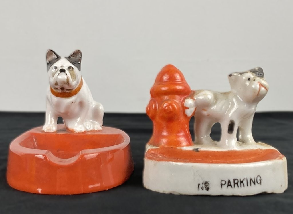 Japanese Porcelain Dog Figures - 2