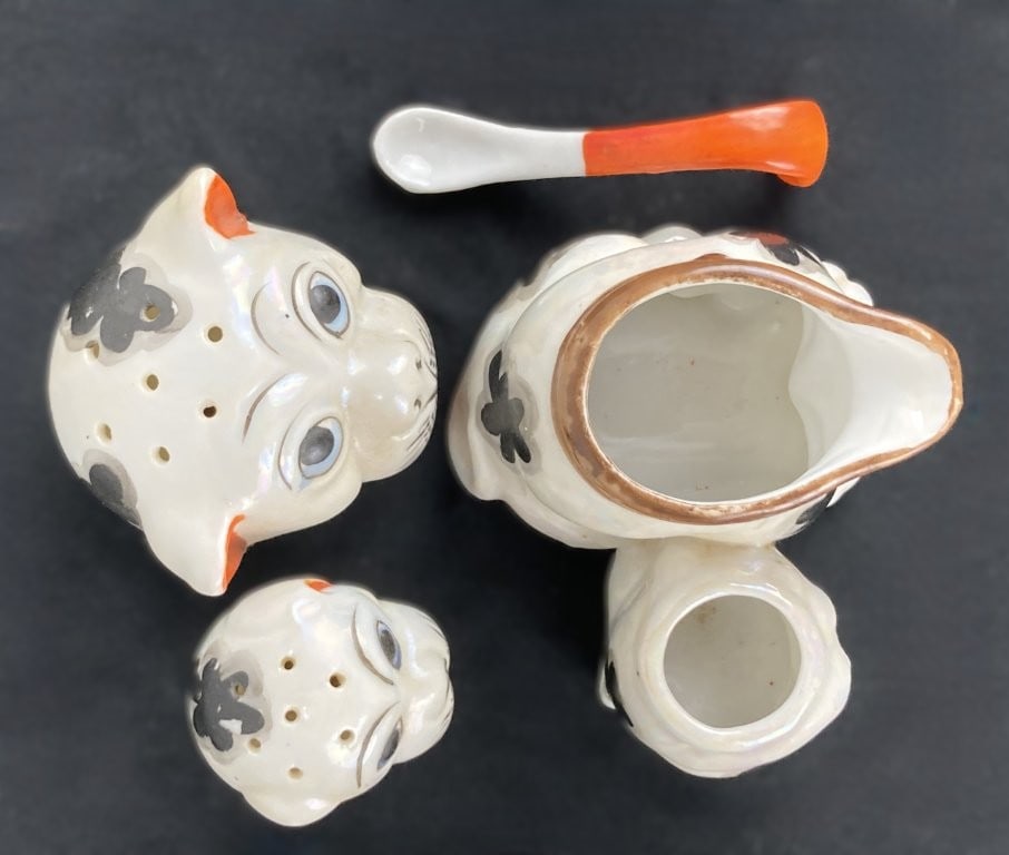 Japanese Ceramic Dog Figures - 7