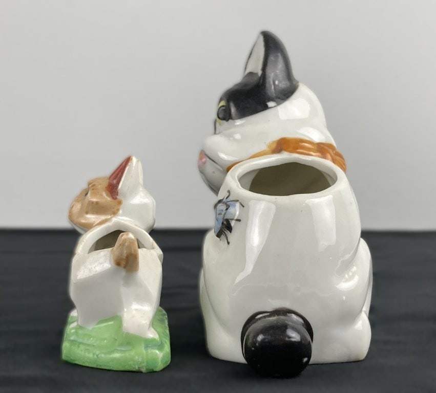 Japanese Porcelain Dog Figures - 4