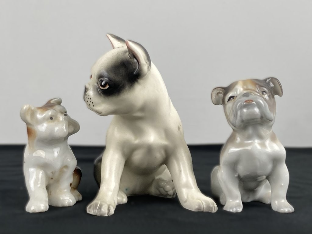 Japanese Porcelain Dog Figures Including Lefton - 2