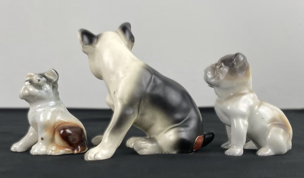 Japanese Porcelain Dog Figures Including Lefton - 3