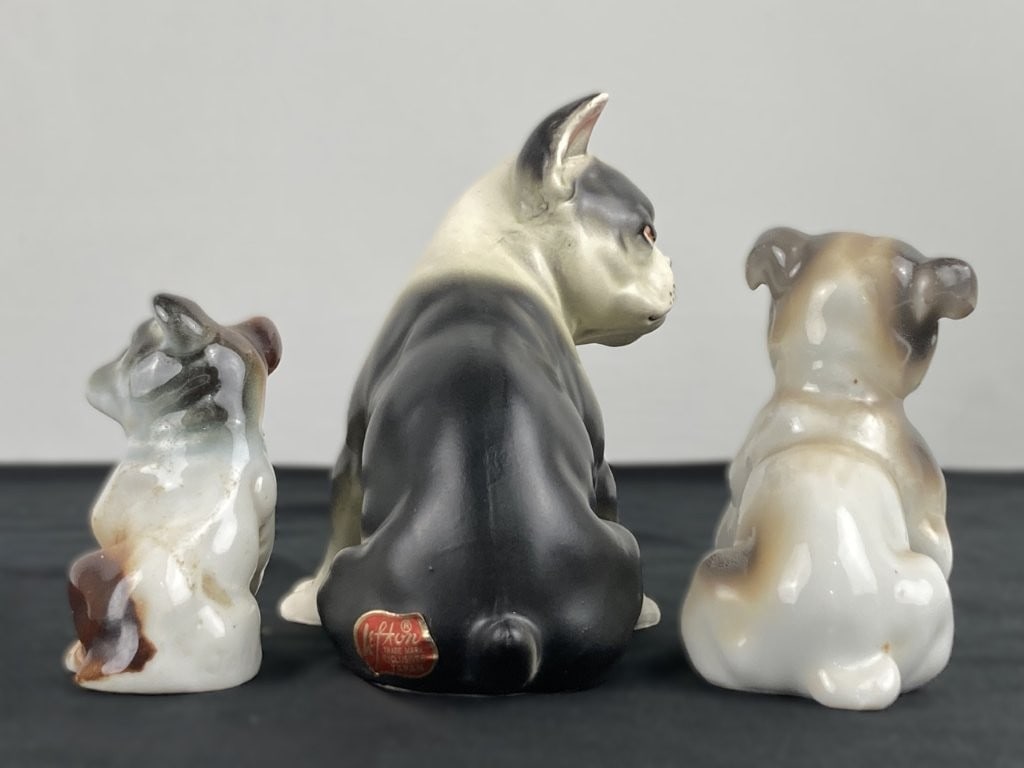Japanese Porcelain Dog Figures Including Lefton - 5