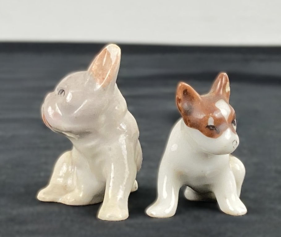 Japanese Porcelain Dog Figures Including Lefton - 8