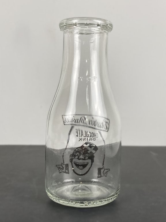 Erwin Dairies Black Americana Milk Bottle - 3