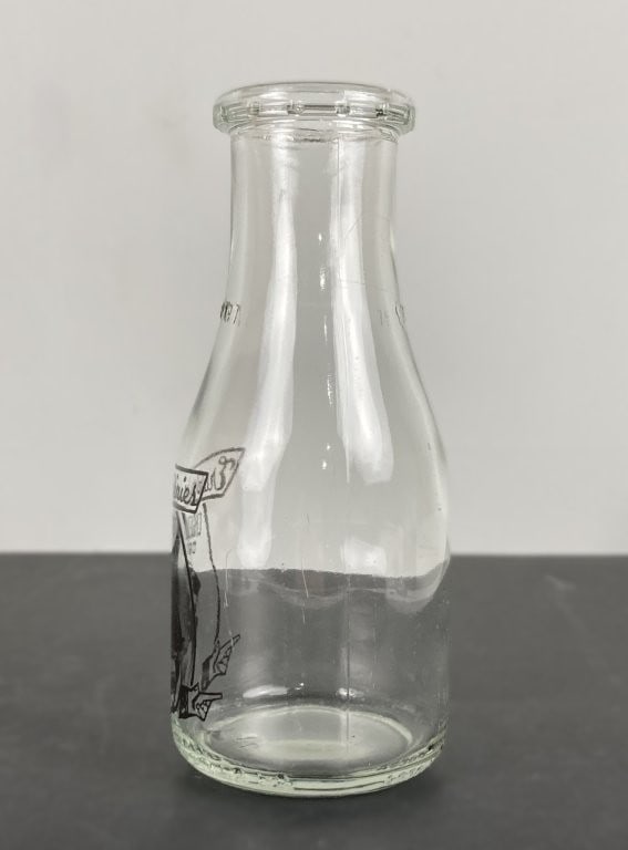 Erwin Dairies Black Americana Milk Bottle - 4