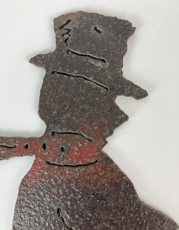 Folk Art Iron Figural Silhouette - 2
