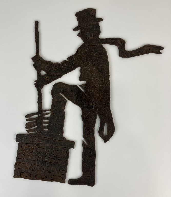 Folk Art Iron Figural Silhouette - 4