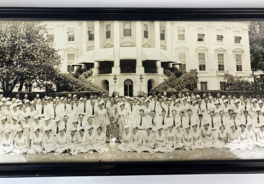 Mid-Century White House South Portico Class Photograph - 2