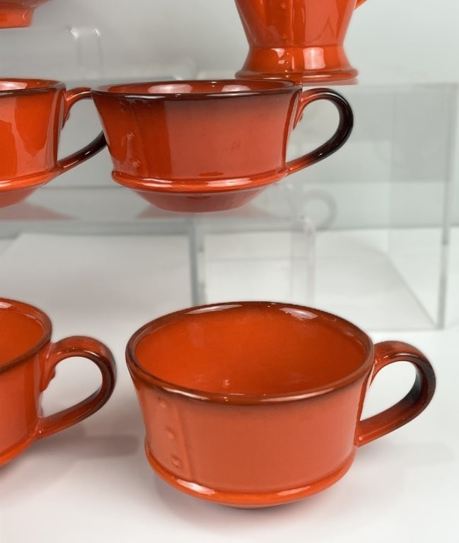 Mid-Century Modern Red Rooster Poppytrail Dinnerware - 4