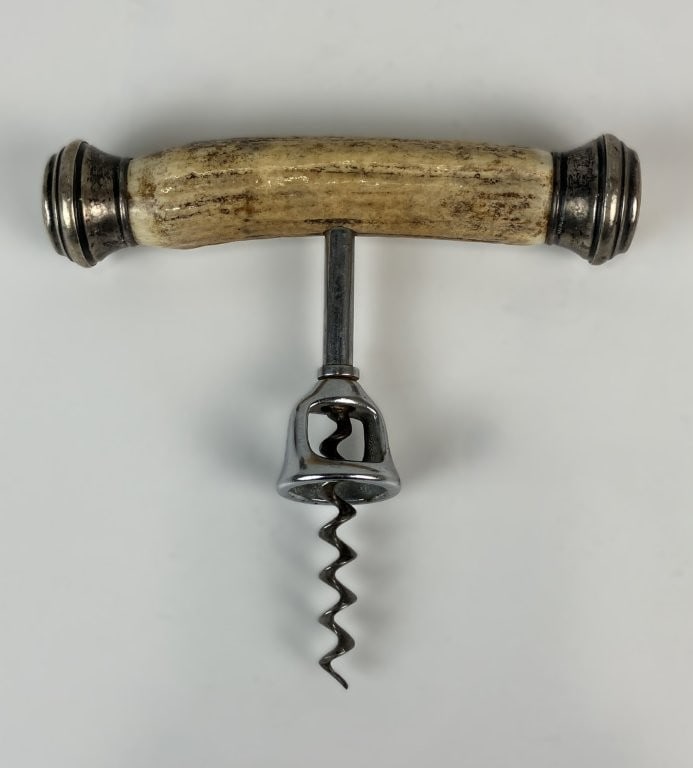 Sterling Silver and Antler Corkscrew - 2