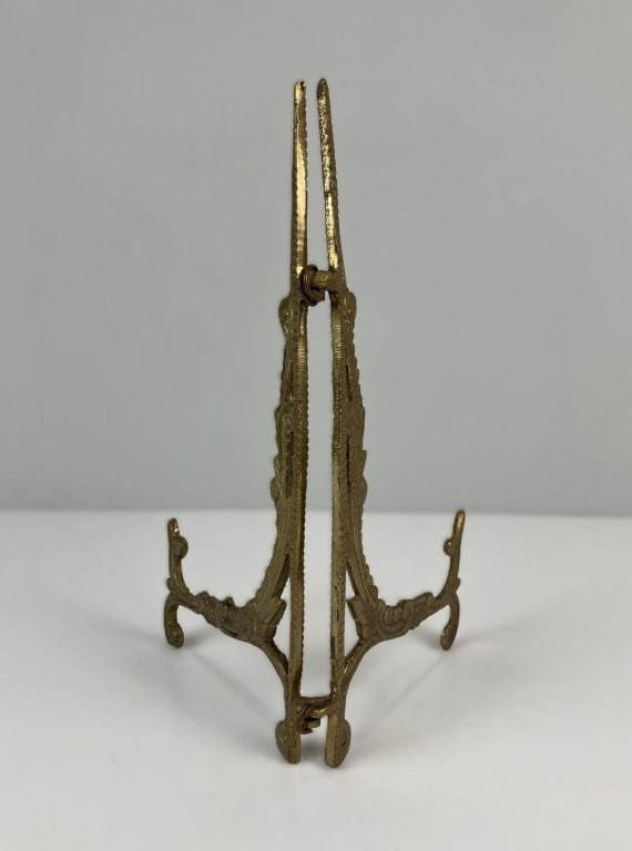 Cast Brass Tabletop Picture Easel - 3