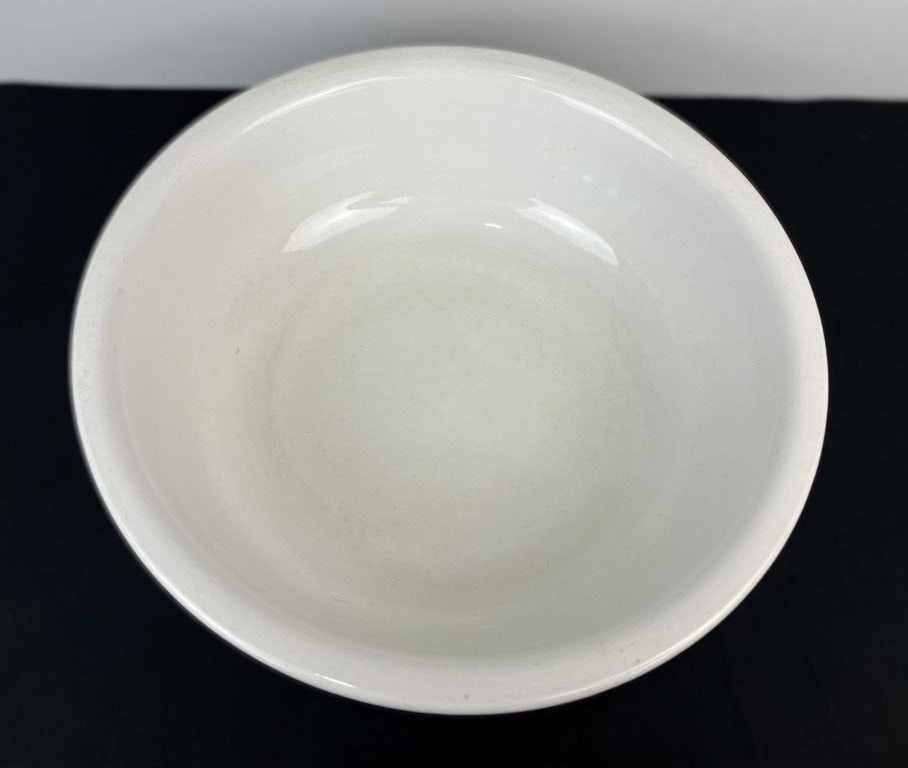Massive Ironstone Ionic Fluted Serving Bowl - 2