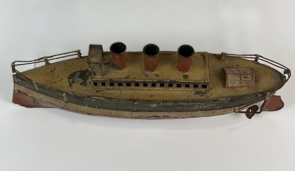 Tin Plate Toy Ship - 2