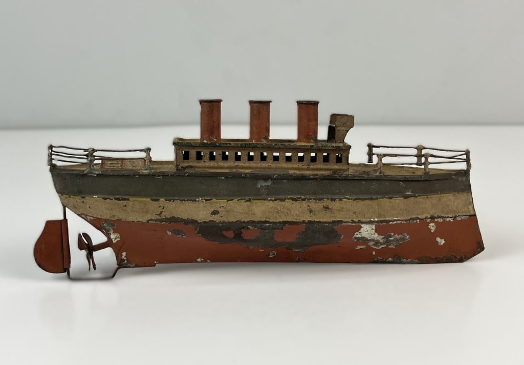 Tin Plate Toy Ship - 4