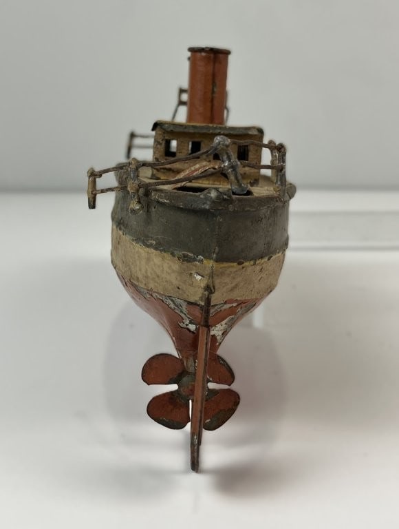 Tin Plate Toy Ship - 5