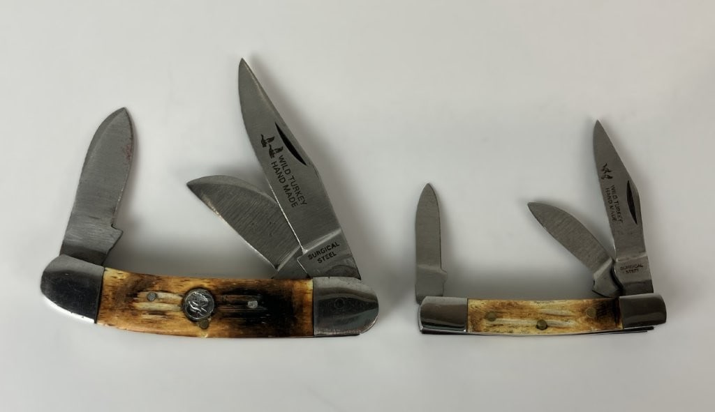 Mid-Century Wild Turkey Pocket Knives and Vintage Boy Scout Songbook - 6