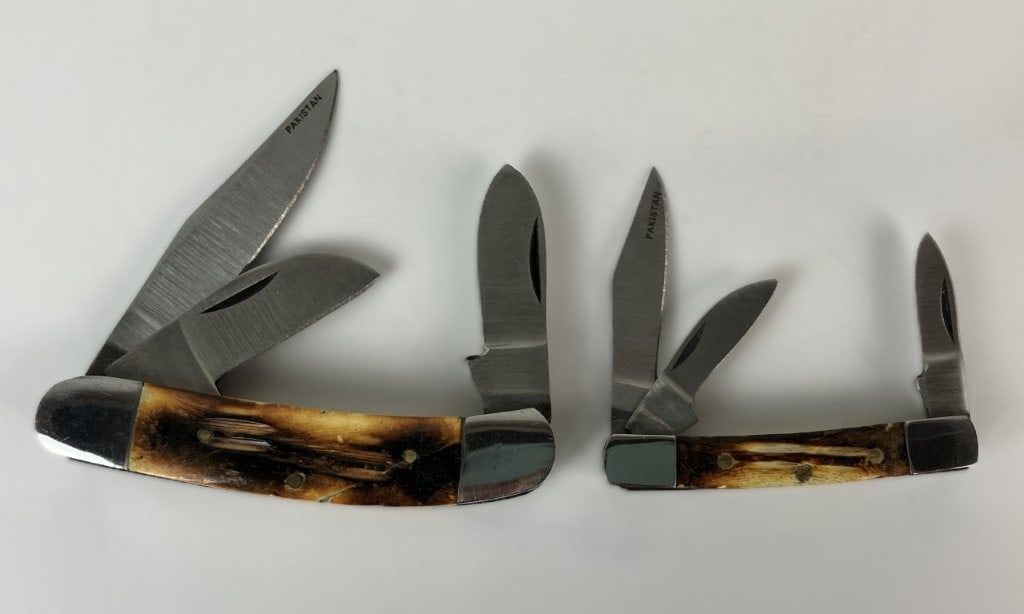 Mid-Century Wild Turkey Pocket Knives and Vintage Boy Scout Songbook - 7