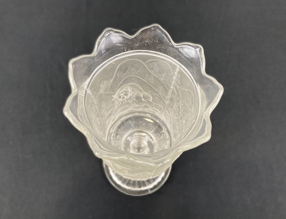 L.G. Wright Westward Ho Glass Open Spooner - 4