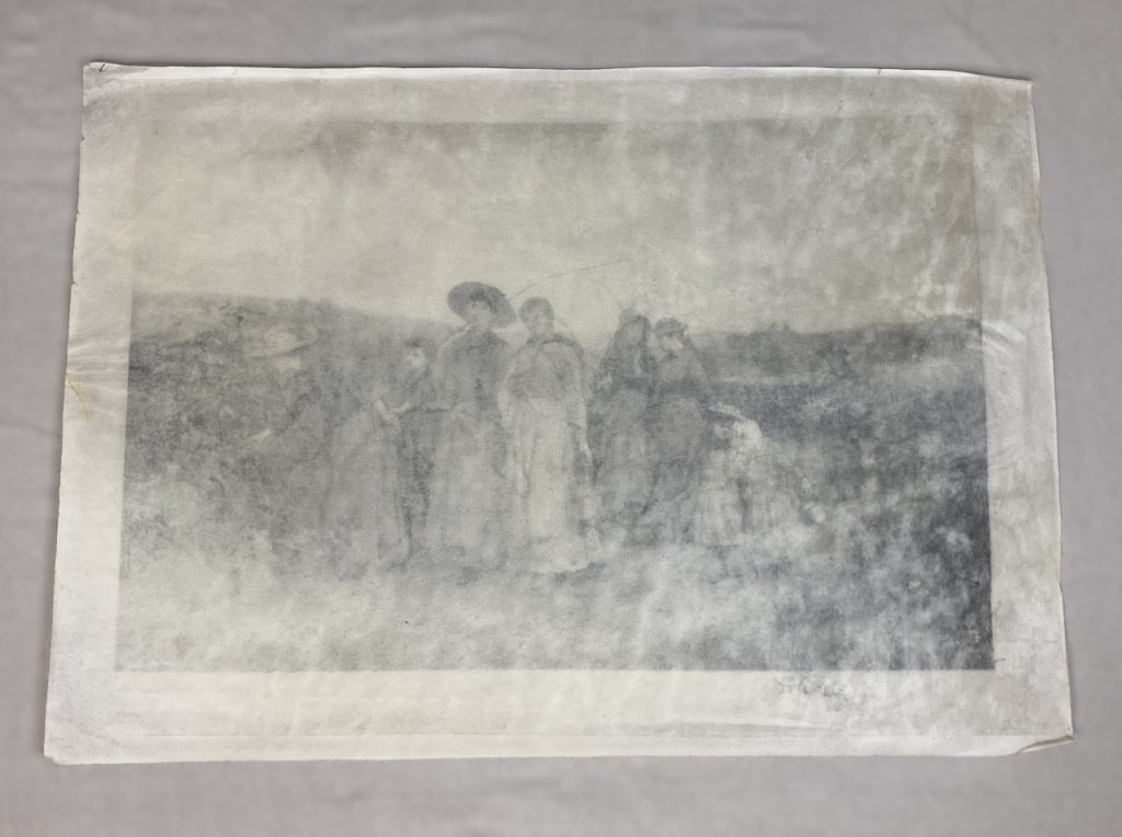 19th-Century, Jennie Augusta Brownscombe, The Berry Pickers, Engraving - 6