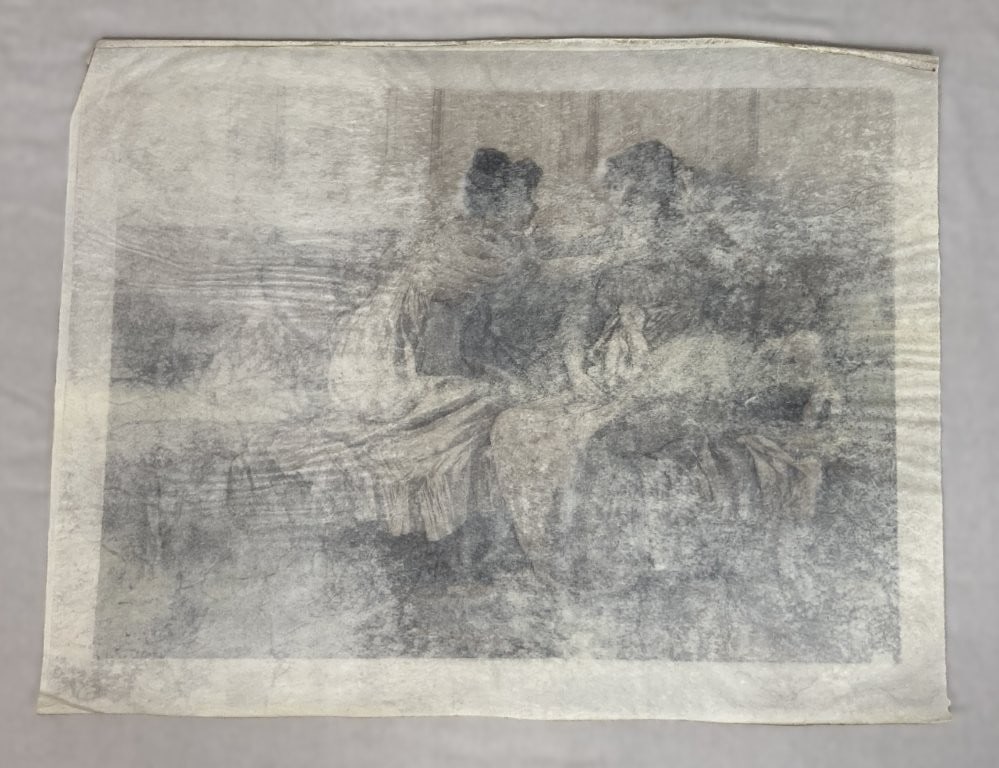 19th-Century, Women with a Love Letter, Engraving - 5