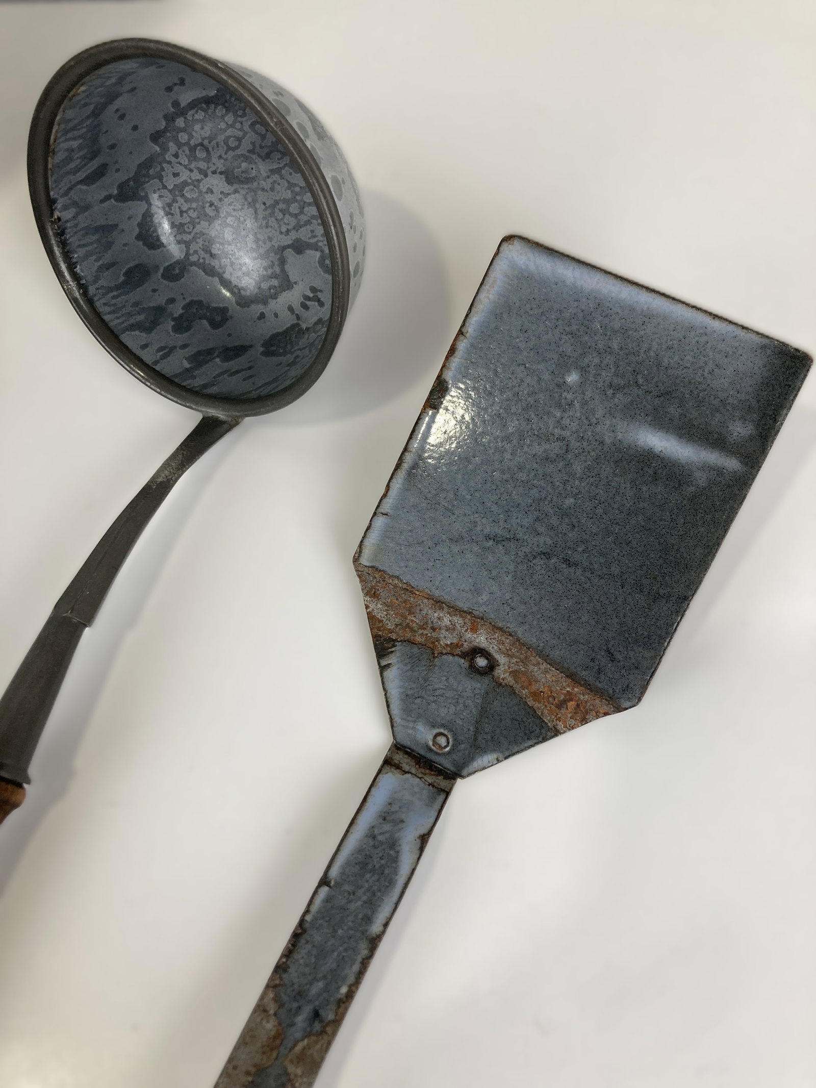 Graniteware Enamel Lot - 2