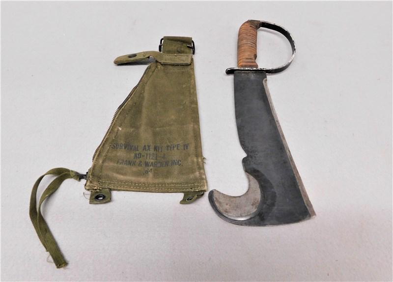 Vintage "Survival Axe Kit Type IV": Vintage "Survival Axe Kit Type IV" No. -1121-4 Frank & western, INC