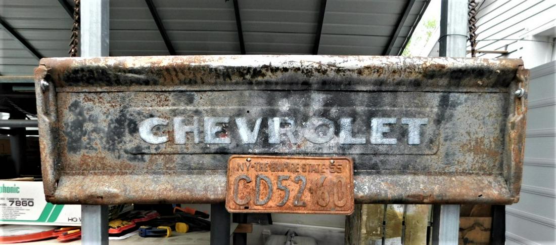 C. 1950's Chevy Pickup Truck Tailgate (1 of 1)