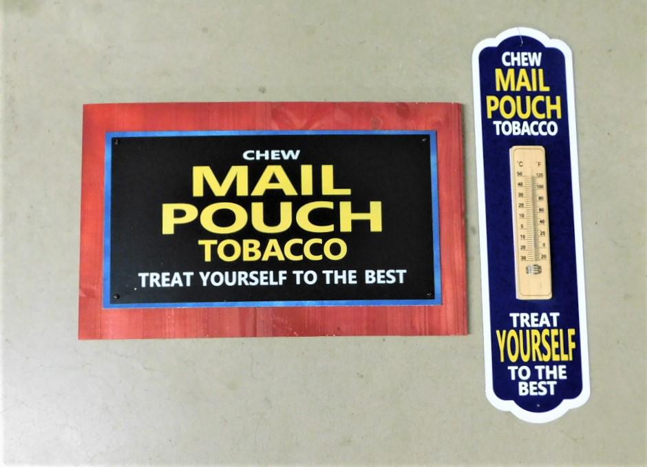 Lot of  2 Custom "Mail Pouch Tobacco" Pcs. (1 of 1)