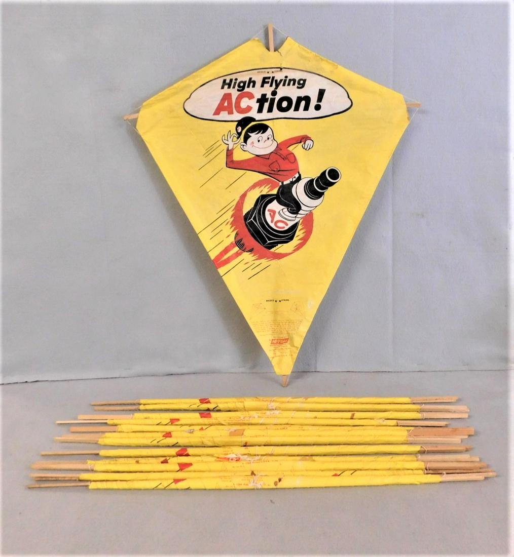 Lot of 13 Vintage "AC Spark Plugs" Kites (1 of 1)