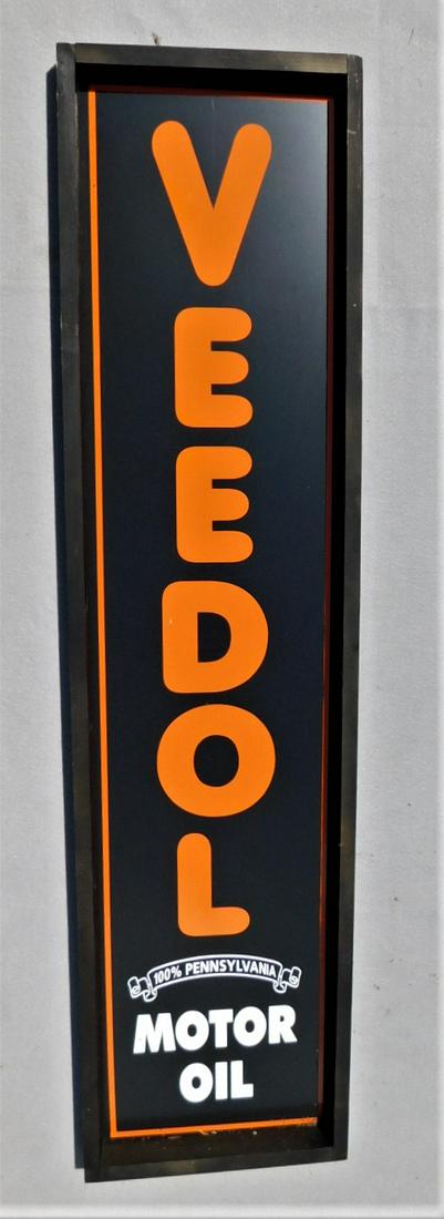 Custom Aluminum "Veedol" Sign (1 of 1)