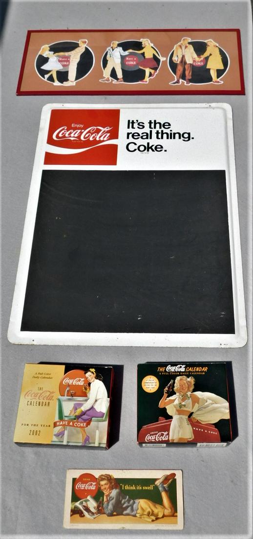 Lot of 5 "Coca-Cola" Collectibles (1 of 2)