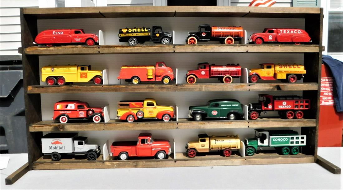 Lot of 16 Collectible "Ertl" Gas & Oil Trucks Models (1 of 1)