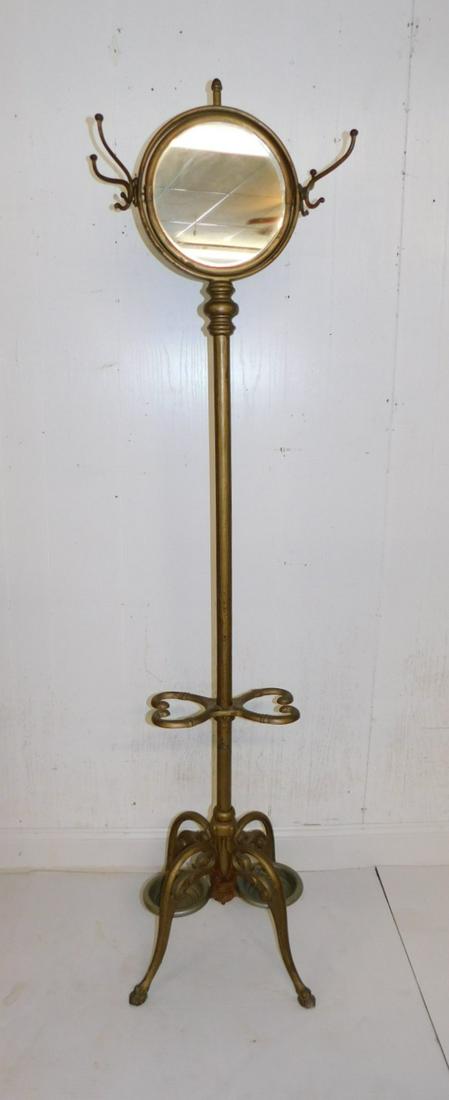 Tall Brass Coat Rack (1 of 3)