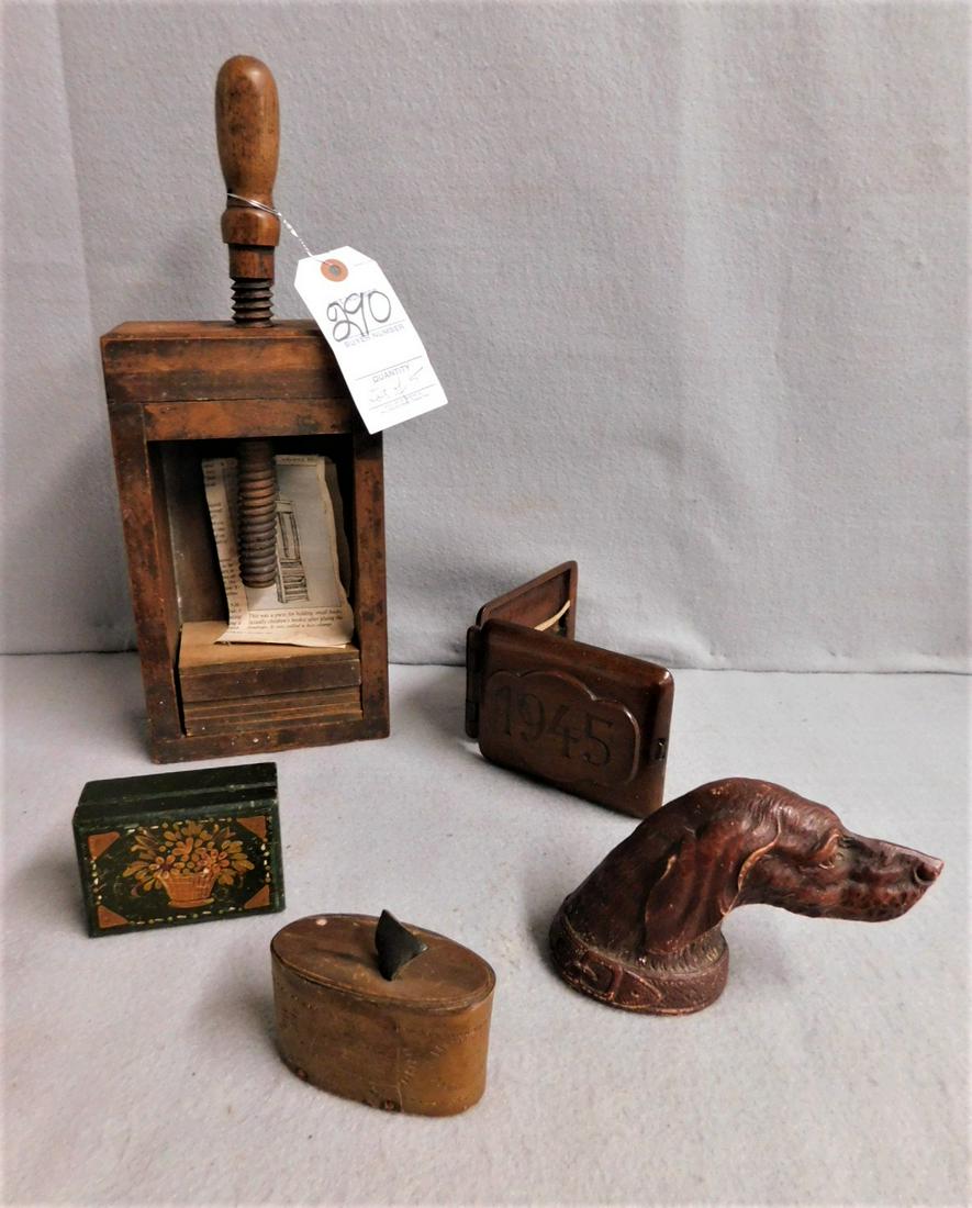 Lot of Vintage Woodenware (1 of 2)