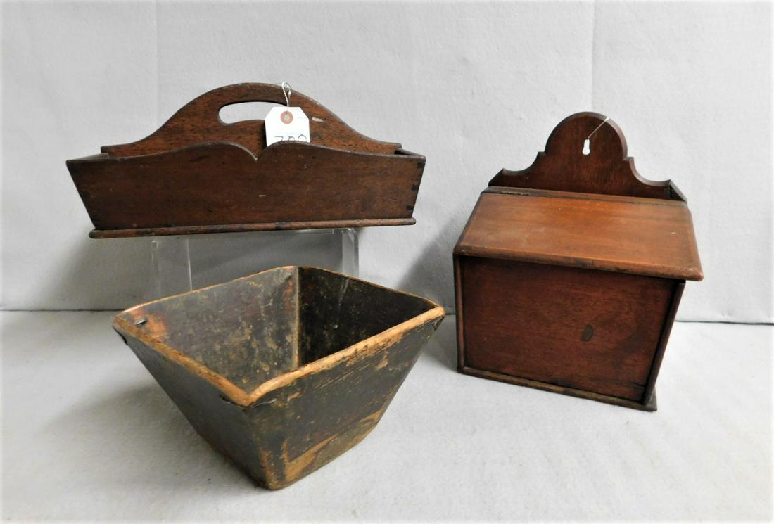 Lot of 3 Pcs. Woodenwares (1 of 1)