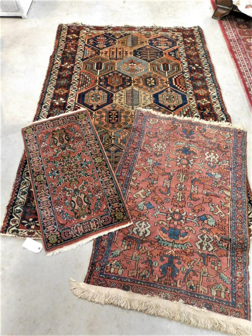 Lot of 3 Early Oriental Rugs (1 of 1)