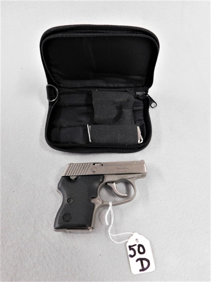 North American Guardian Handgun: North American Guardian Handgun 32 ACP in Case in Never Been Fired Cond. ... Note: All Firearms except Antique Pcs. are subject to the NYS Safe Act and will be handled by an FFL agent ($5.00 Fee Per F
