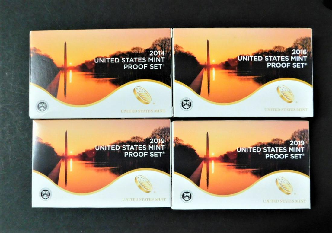 Lot of 4 US Mint Proof Sets (1 of 2)