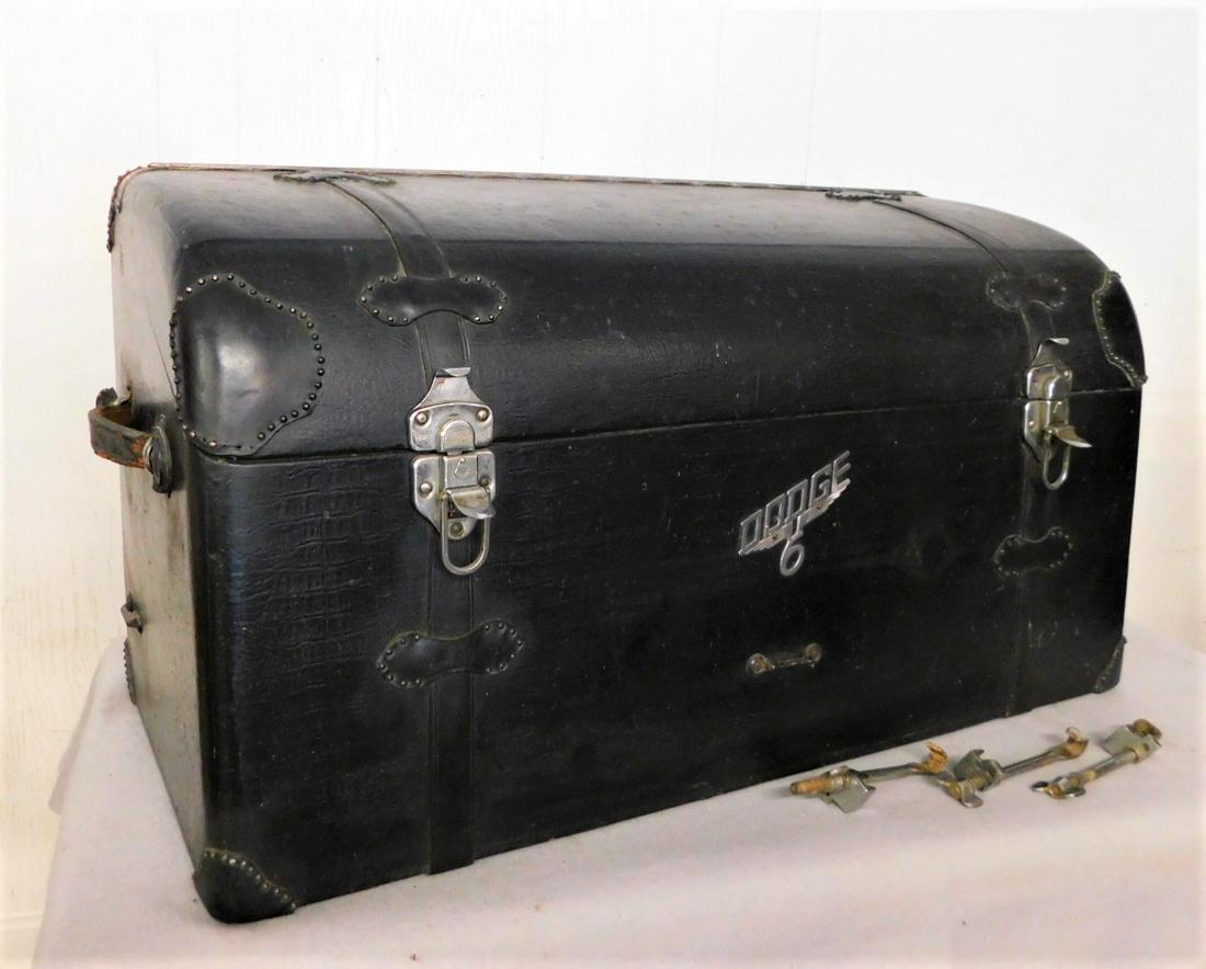 Early Dodge Automobile Leather Trunk (1 of 3)