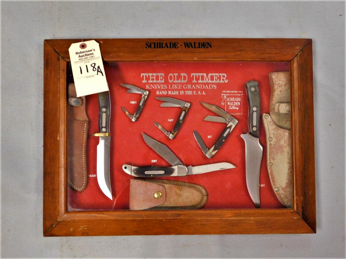 Schrade "Old Timer" Jackknife Display: Schrade "Old Timer" Jackknife Counter Display