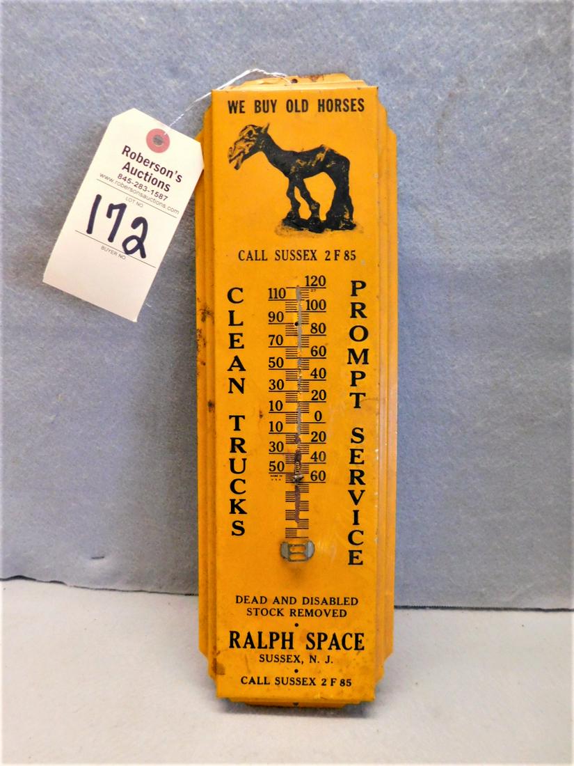 Vintage Advertising Thermometer - Ralph Space (1 of 2)