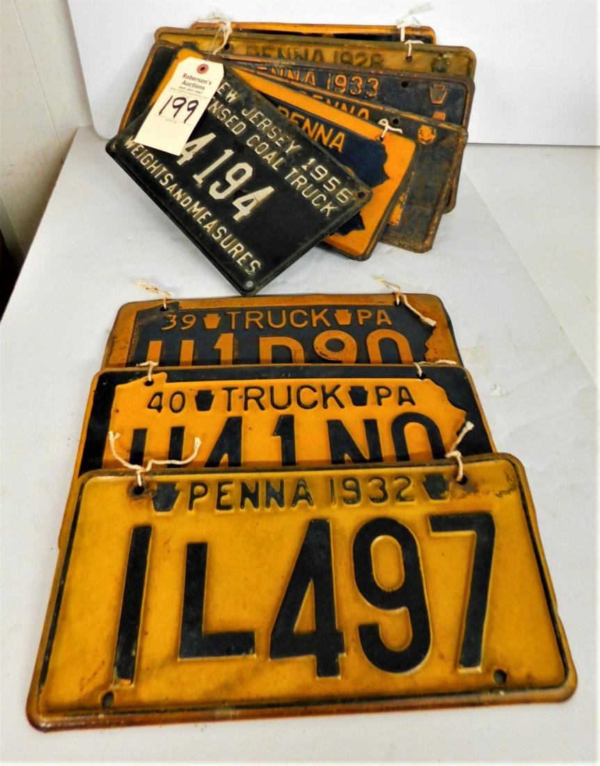 Lg. Lot of License Plates (1 of 2)