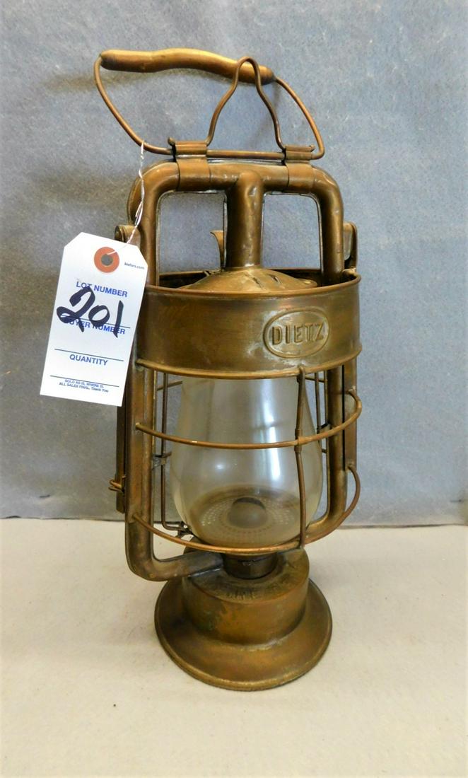 Dietz 'King" Lantern Marked "Fire Dept." (1 of 2)