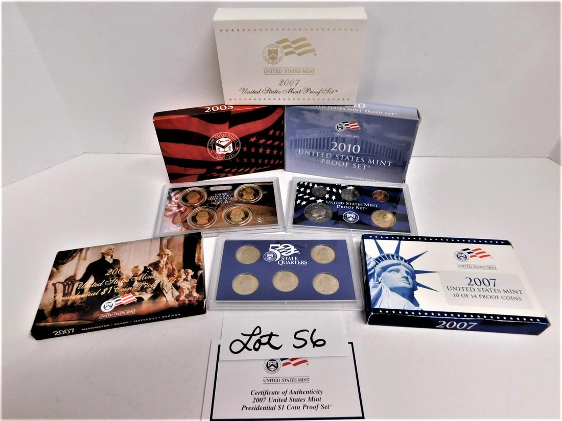 Lot of 3 US Mint Silver Proof Sets (1 of 2)