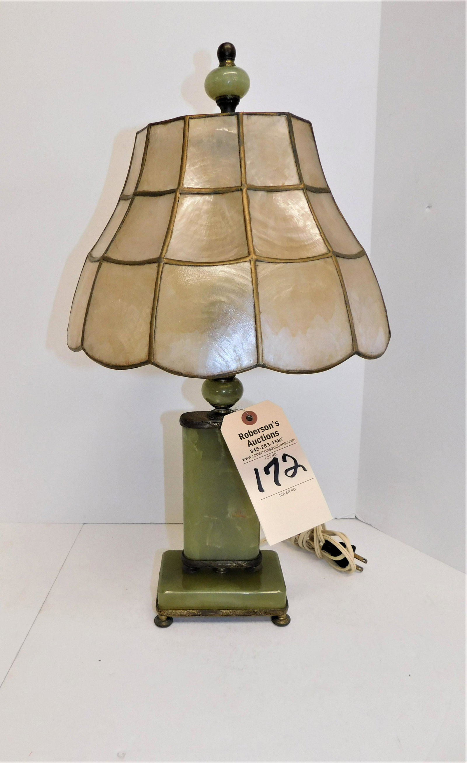 Capiz Shell Shade Table Lamp (1 of 1)