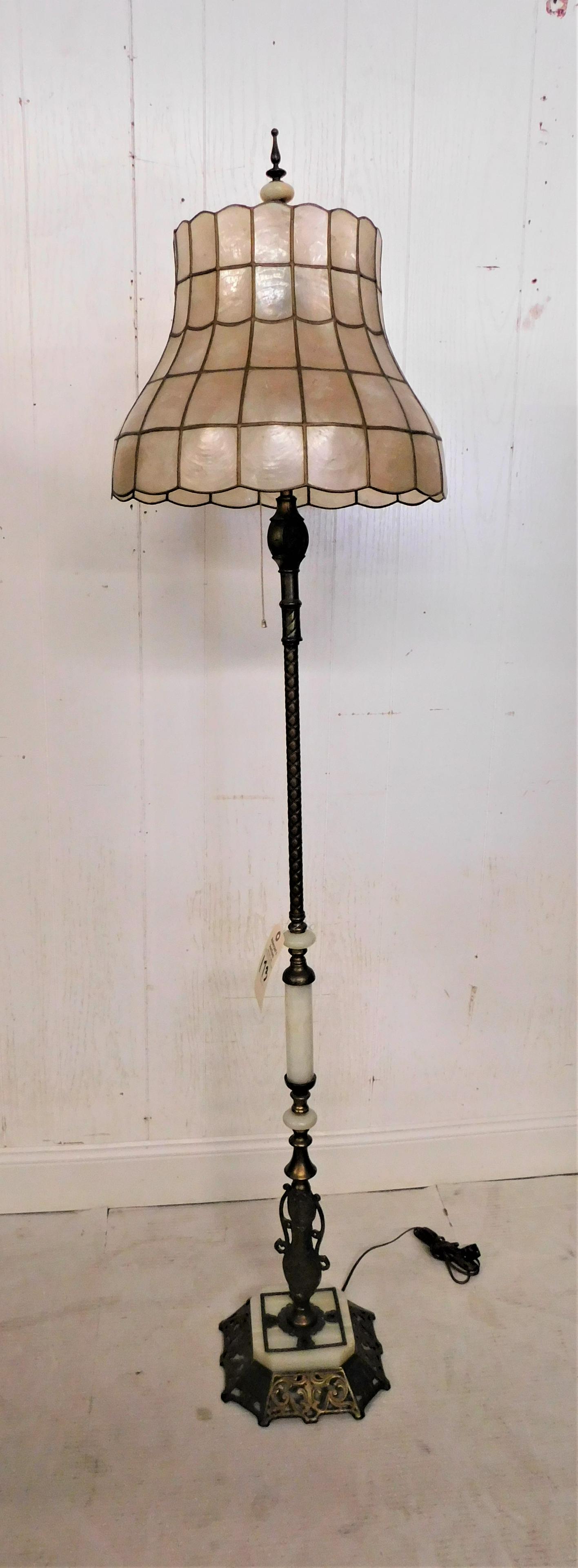 Capiz Shell Floor Lamp (1 of 3)