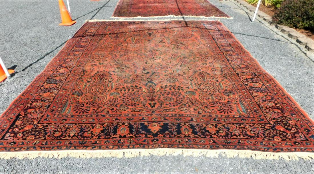 Wool Oriental Red Grd. Rug (1 of 2)