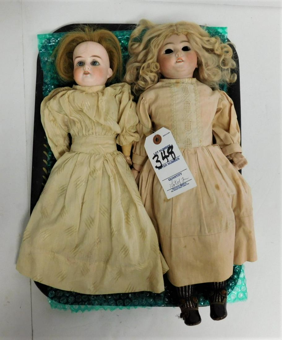 Lot of 2 Bisque/ Compo Dolls (1 of 3)